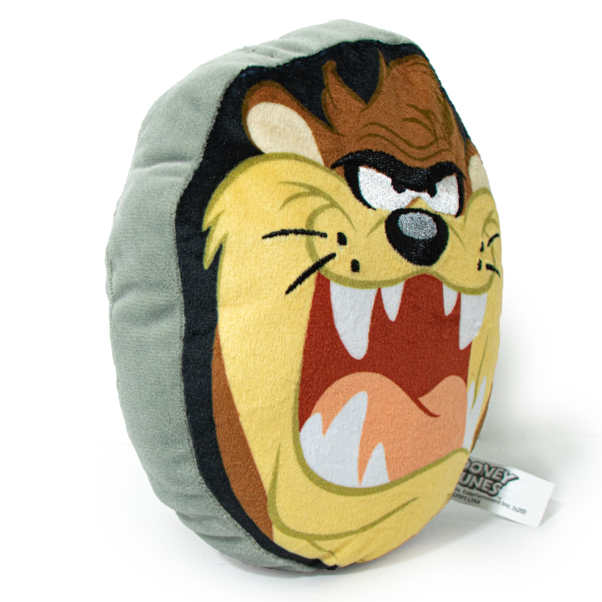 Buckle-Down Looney Tunes Taz Growling Face Plush Squeaker Dog Toy， Small