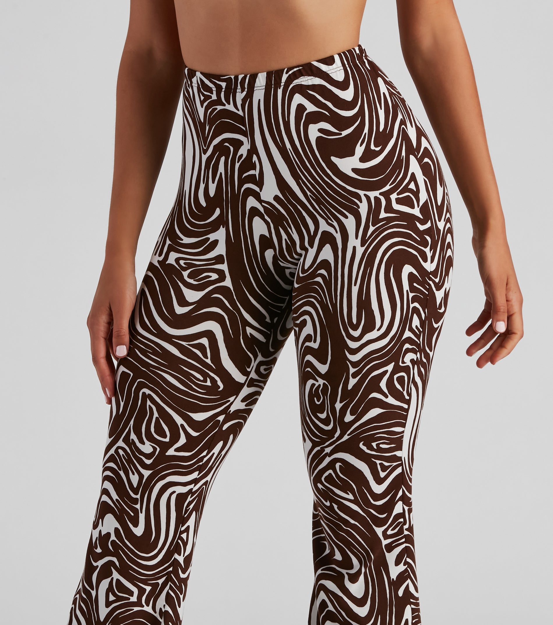 So Wild Zebra Flare Pants