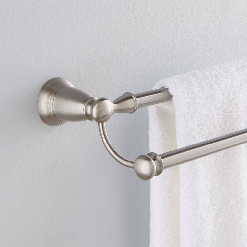 MOEN Banbury 24 in. Double Towel Bar in Spot Resist Brushed Nickel Y2622BN