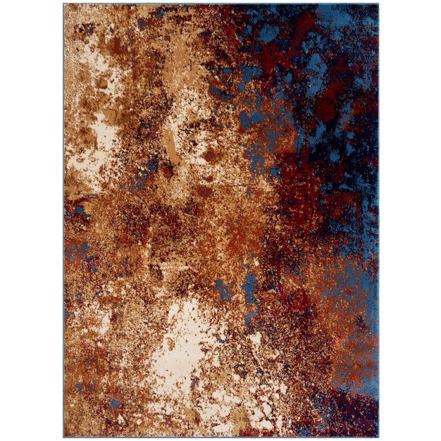 Luxe Weavers Modern Splatter Abstract Area Rug