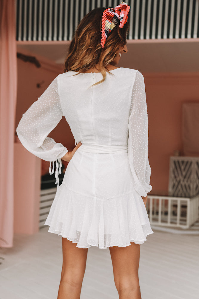 Like Me For Me Dress White