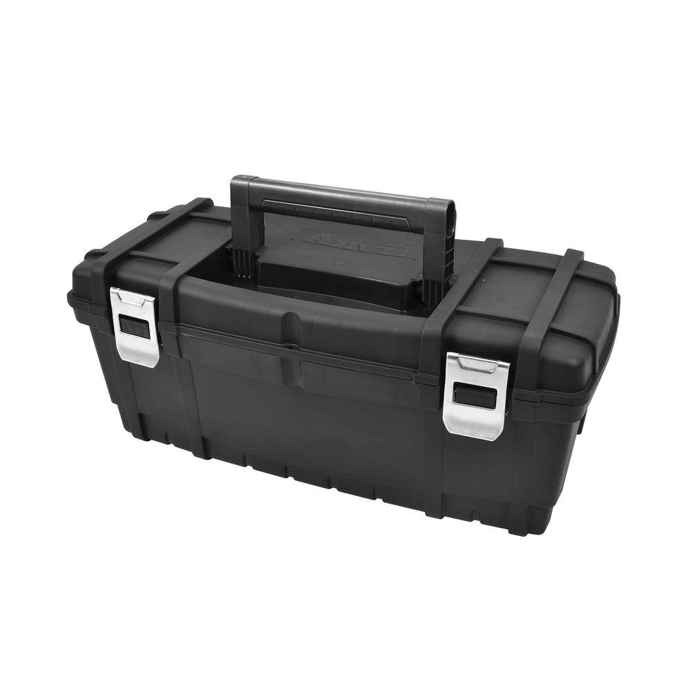 Anvil 24 in. Black Plastic Tool Box THD2015-05A