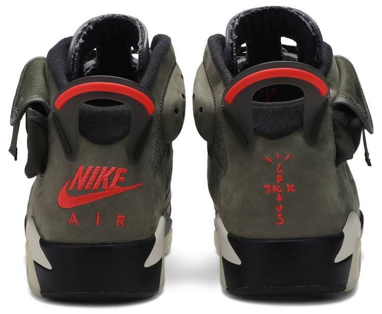 Travis Scott x Air Jordan 6 Retro 'Olive' CN1084-200