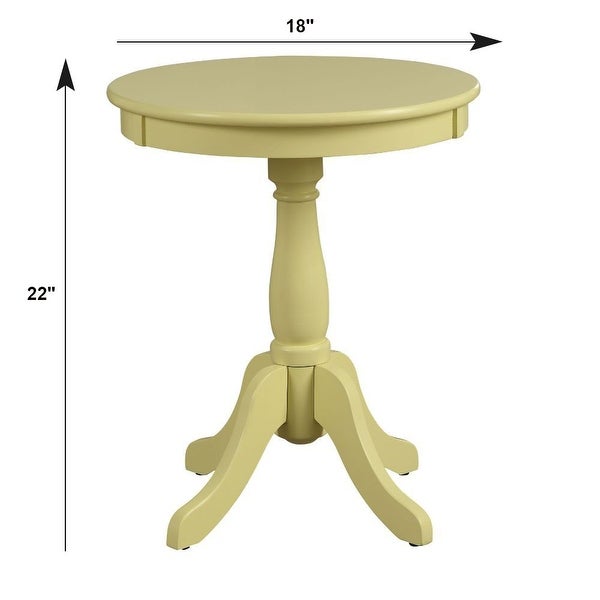 Modern Style Wooden Round Side Table， End Table