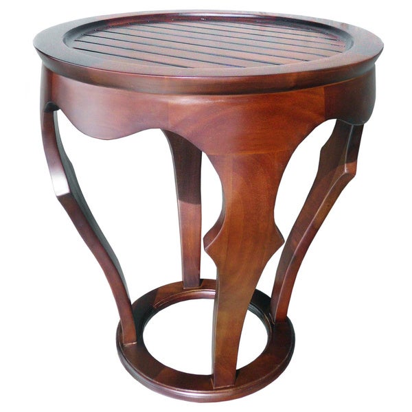 Handmade D-Art Mahogany Baronnes Curved Table (Indonesia)