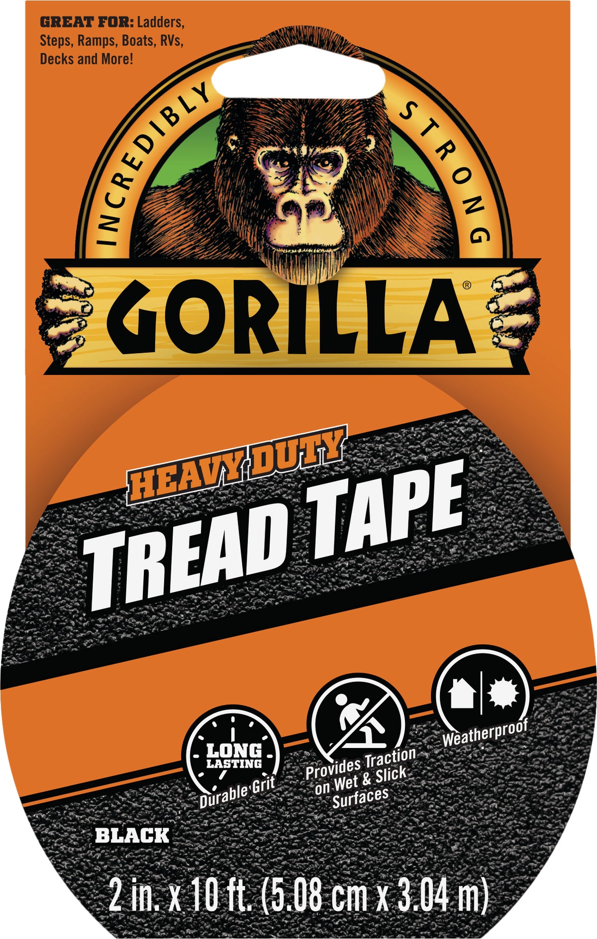 Gorilla Tread Tape Anti-Slip Walk Tape Black