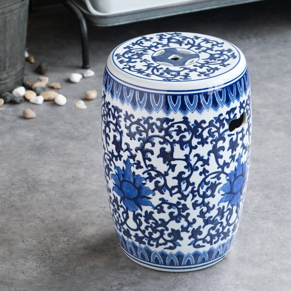 CUSchoice Ceramic Garden Stool