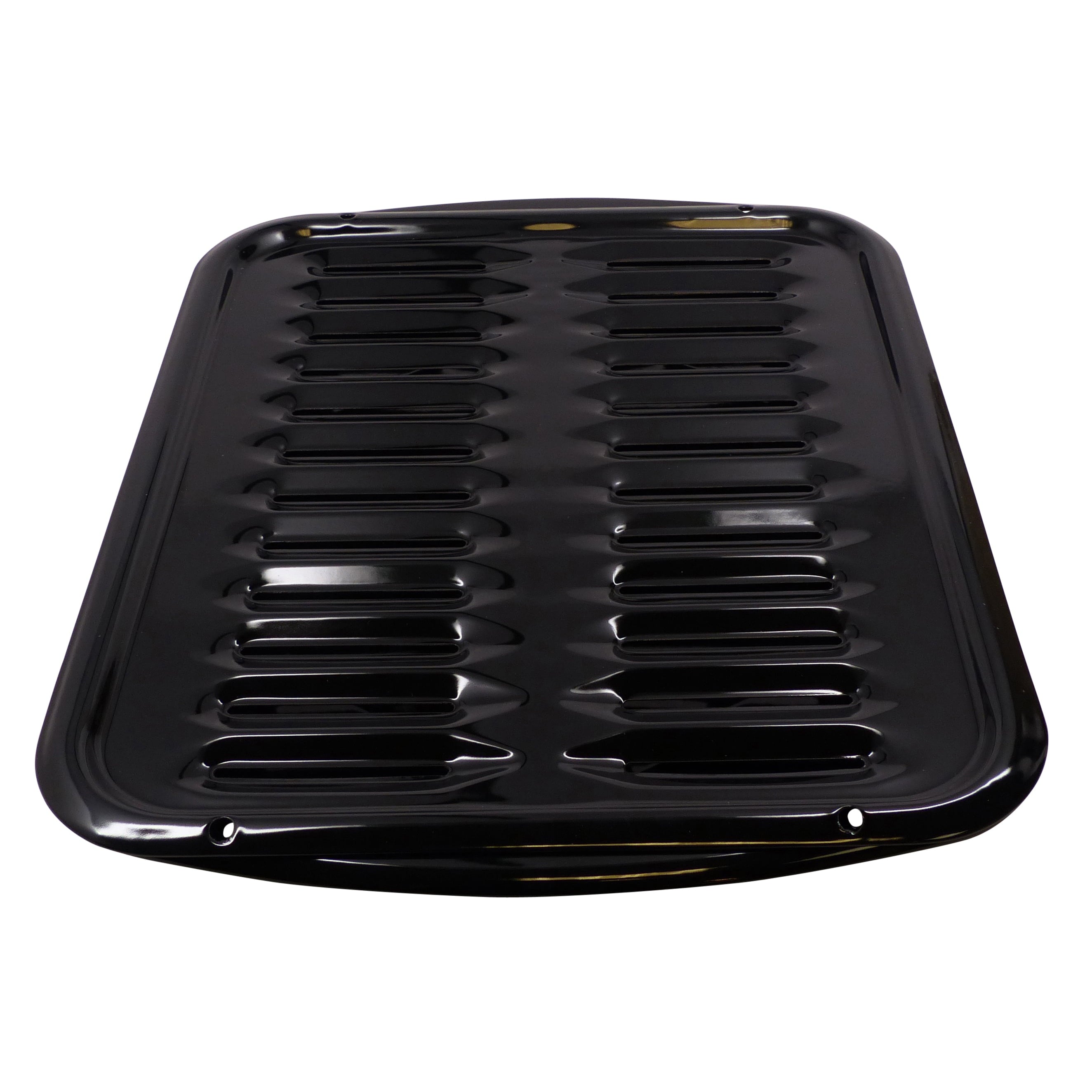 Kitchen Basics 101 Replacement for Whirlpool 4396923 Porcelain Broiler Pan and Grill， Black