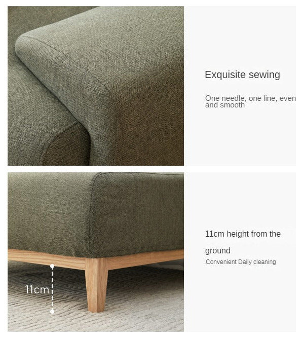 Russian Larch Modern Corner Fabric Sofa WIth High Back   Midcentury   Sofas   by GVAwood  Houzz