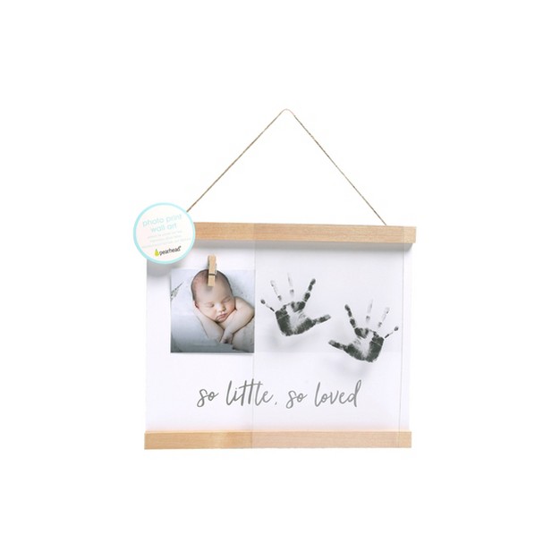 Pearhead Wooden Babyprints Wall Picture Frame