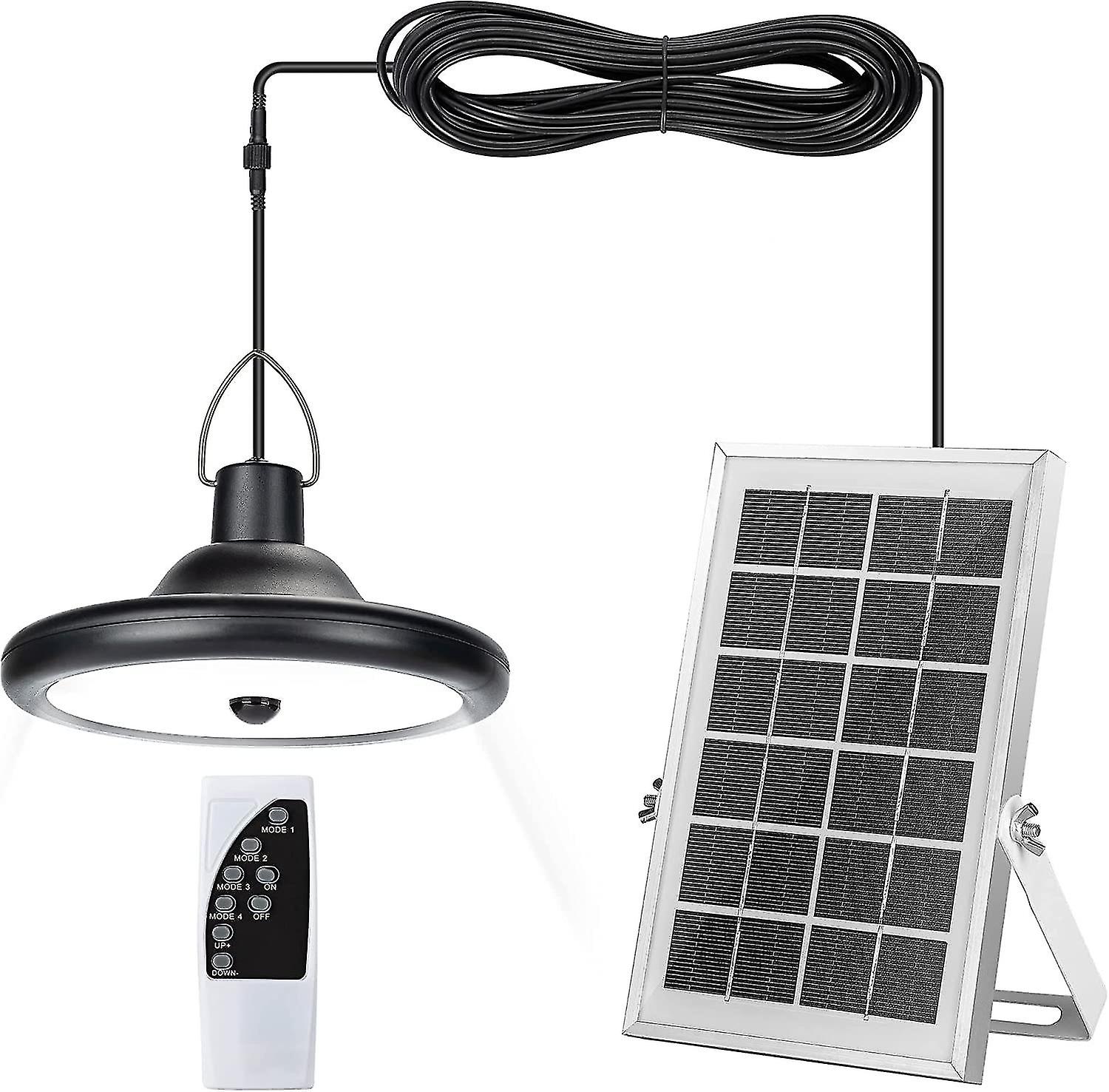 Solar Light，4modes，6brightness，with Motion Sensor，remote Control，white Light