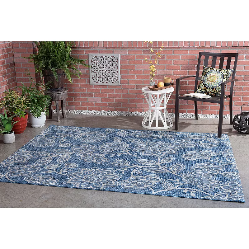 KHL Rugs Veranda Venice Floral Indoor Outdoor Rug