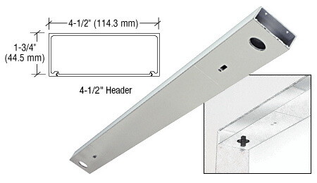 CRL DCHSAD Satin Anodized 4 1/2 x 72 Double Door...