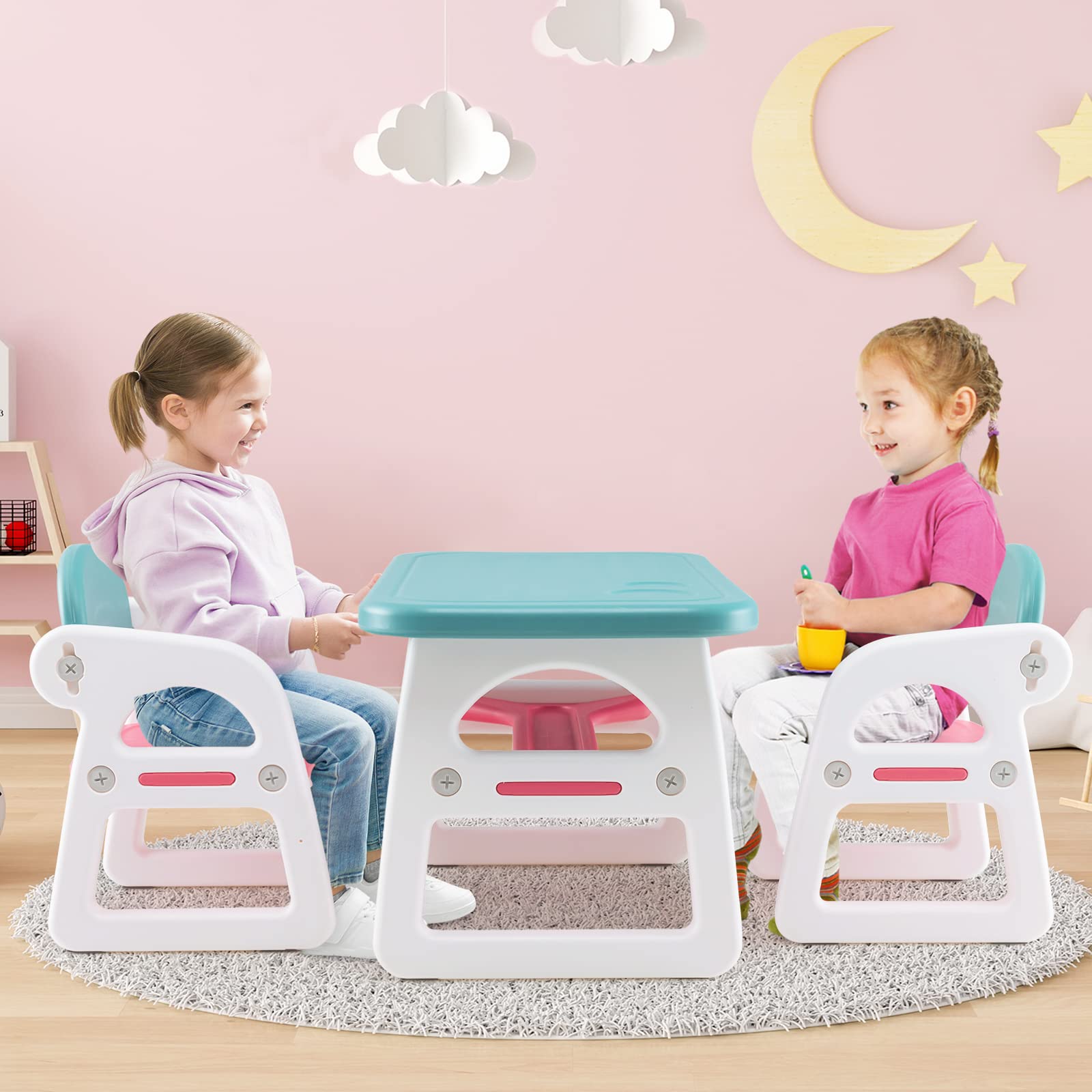 Costzon Kids Table and Chair Set