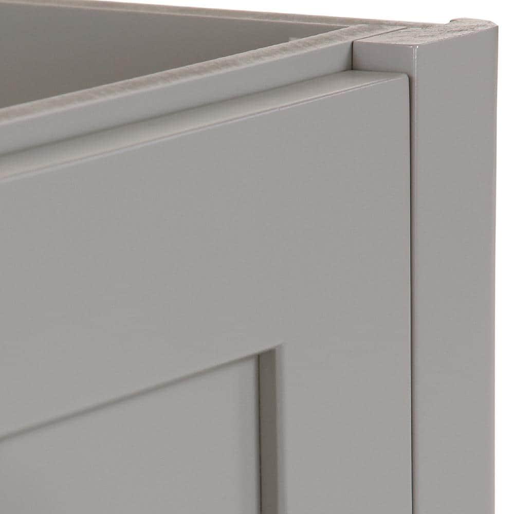 Home Decorators Collection Westcourt 24 in W x 22 in D x 34 in H Bath Vanity Cabinet Only in Sterling Gray