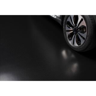 G-Floor Rib 8.5 ft. x 22 ft. Midnight Black Vinyl Garage Flooring Cover and Protector GF55RB8622MB