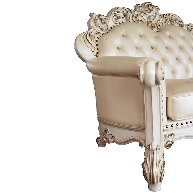 Sofas Champagne And Antique Pearl Finish Acme Furniture