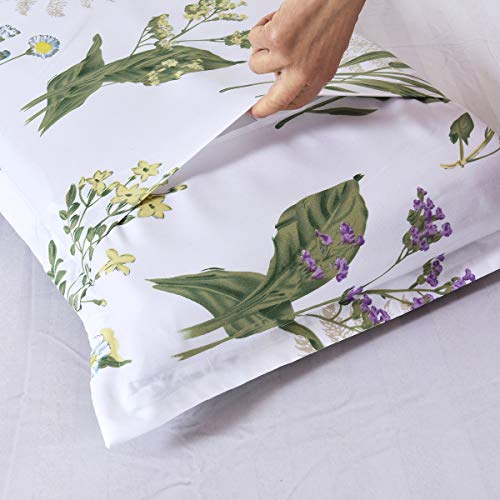 Mefinia Floral Bedding Pillow Shams 20