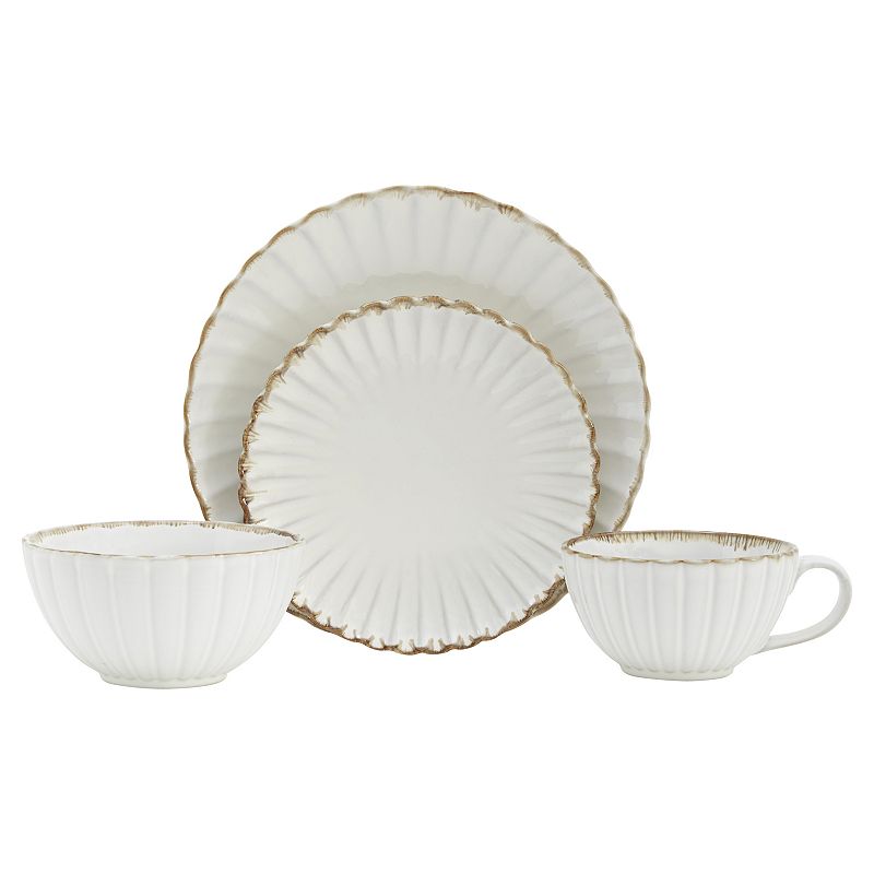 Baum Scallop 16-pc. Dinnerware Set