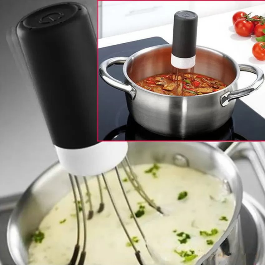 Stir Crazy Automatic Hands Free Sauce Sauces Soup Stirrer Electric Blender Mixer