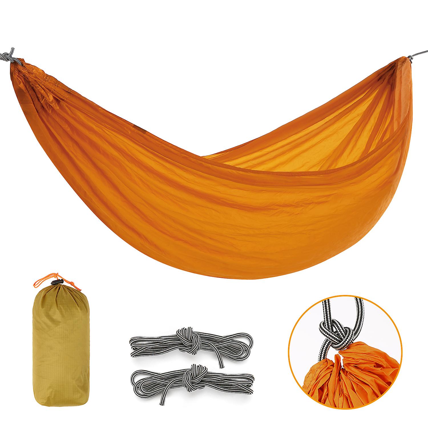 8.2 X 4.7ft Ultralight Hammock Portable Camping Hammock For Backpacking Travel Beach Yard Multicolor