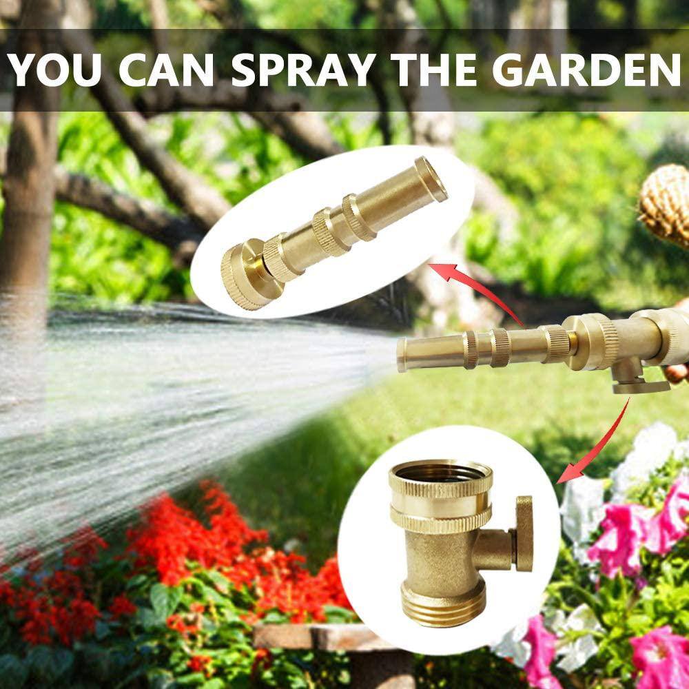 Cubilan Heavy Duty Brass Shut Off Valve Garden Hose On Off Valve Brass Water Hose Valve Hose OnOff Valve Garden Hose Connector B07HMHW86B