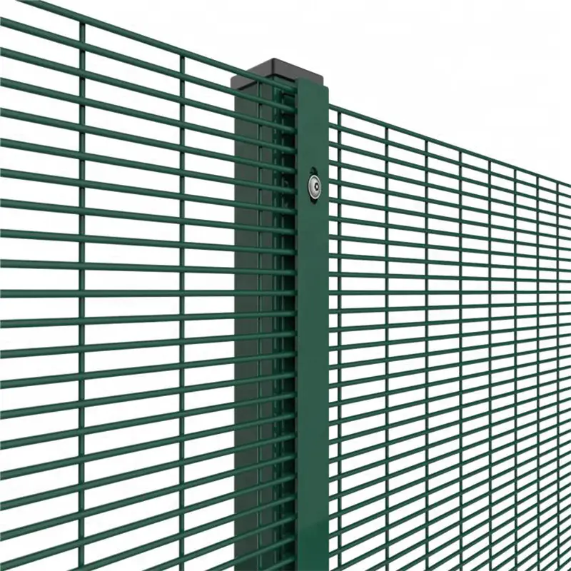 AnPing Factory Supply security China school yard fence clear view 358 anti climb fence with top spikes