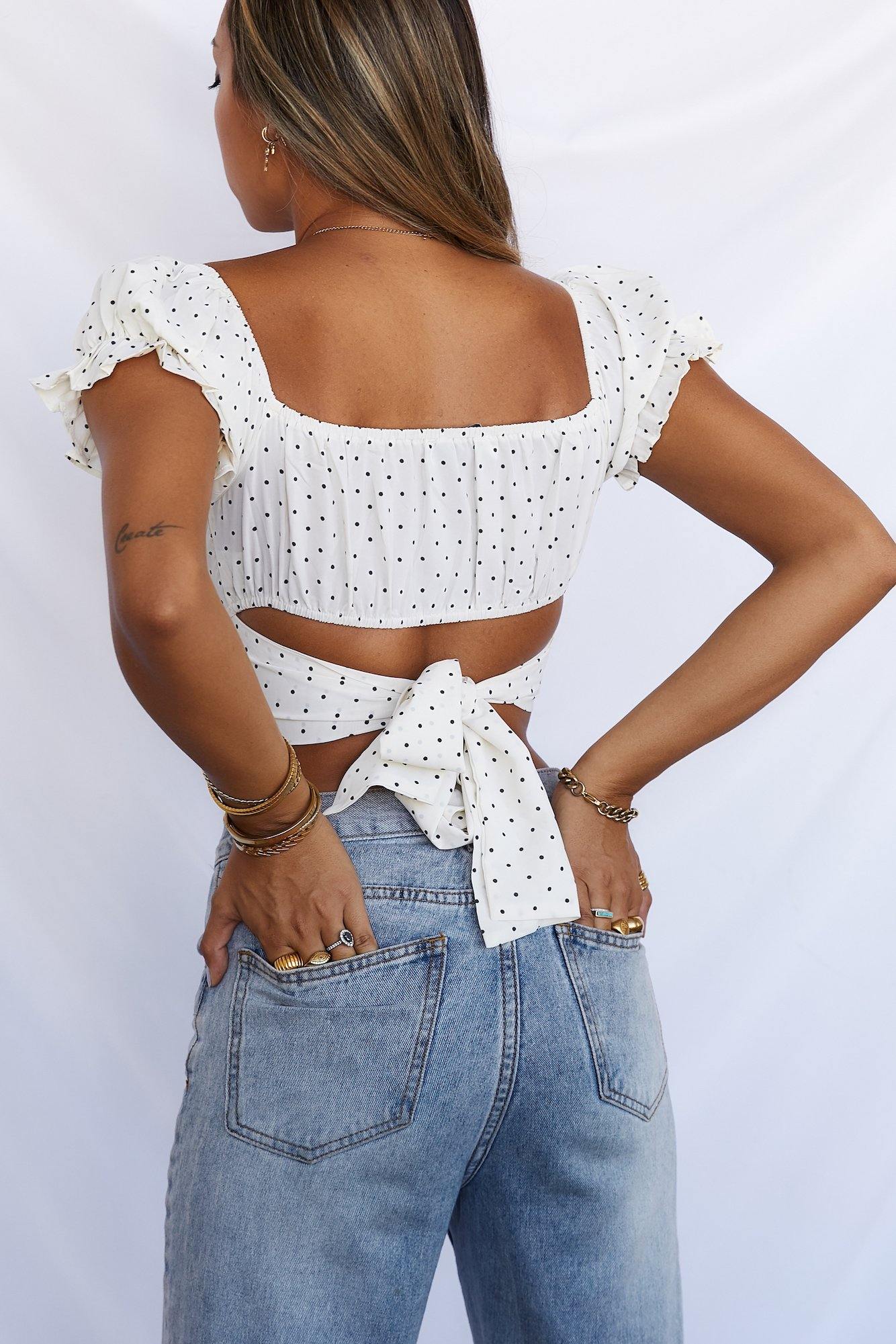 Little Ditty Crop Top Ivory