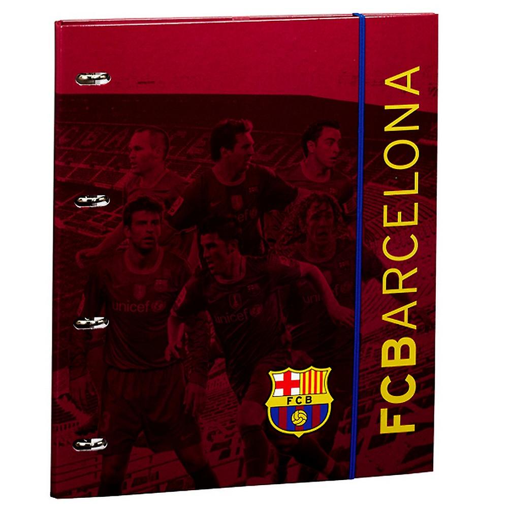 FC Barcelona Official A4 Football Crest Ring Binder With 80 Refill Sheets (Pack Of 2)