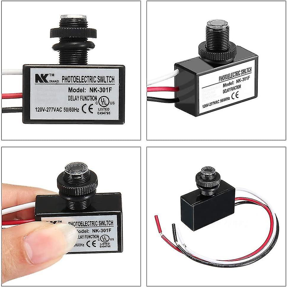 120-277v Dusk To Dawn Sensor Photoelectric Switch Light Photocell Sensor Lighting Switch