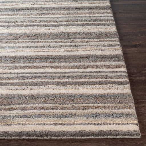 Petra  Modern Jute Grey Rug