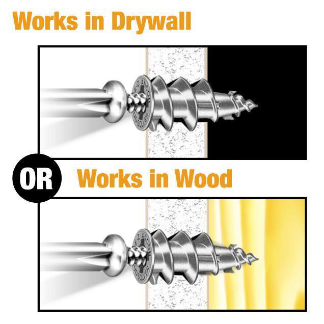 E-Z Ancor Stud Solver 40 lbs. Drywall and Stud Anchors (25-Pack) 25225