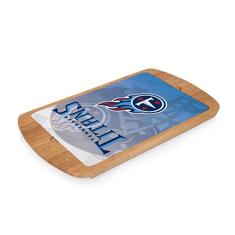 Picnic Time Tennessee Titans Billboard Glass Top Serving Tray