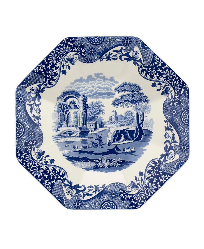 Spode Blue Italian Octagonal Platter