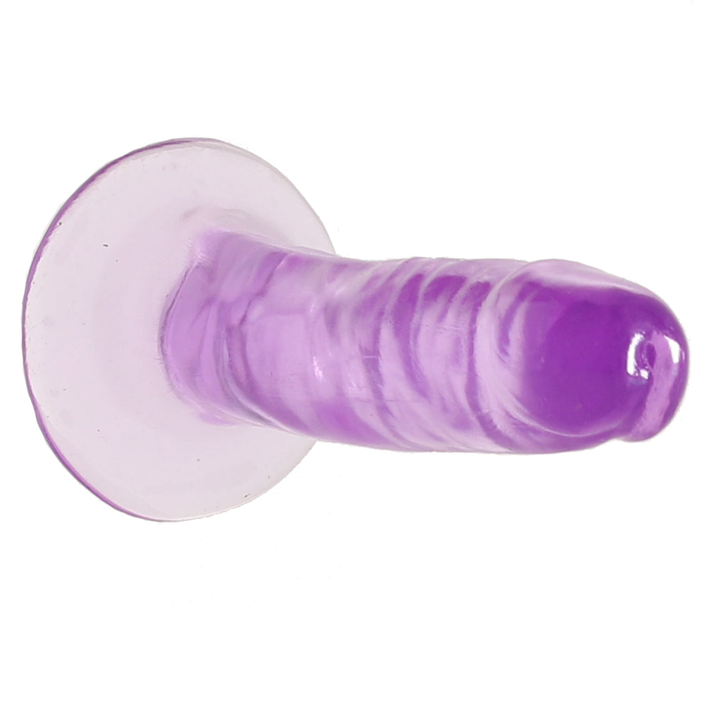 B Yours Plus Hard n’ Happy 5 Inch Jelly Dildo in Purple