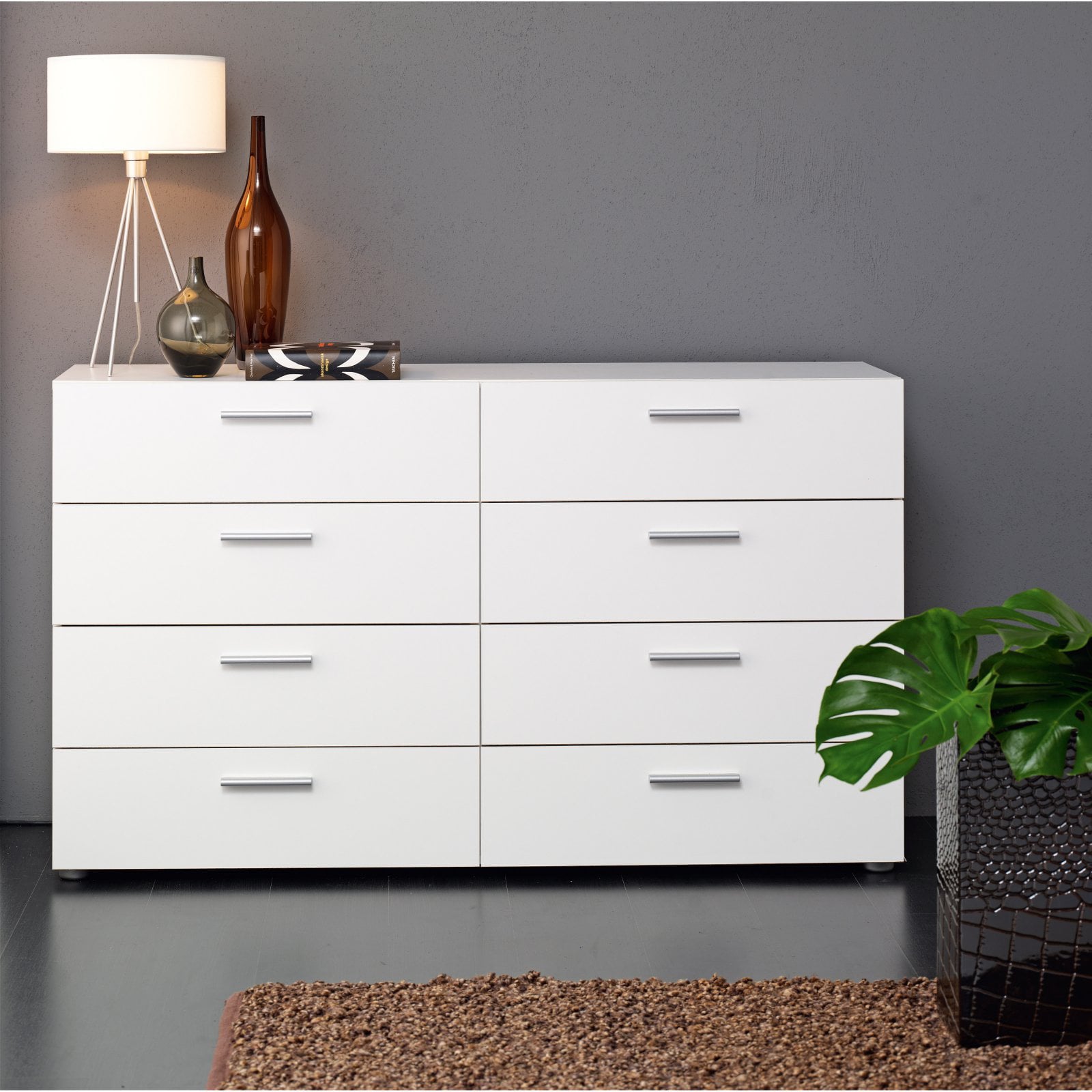 Tvilum Loft 8 Drawer Double Dresser