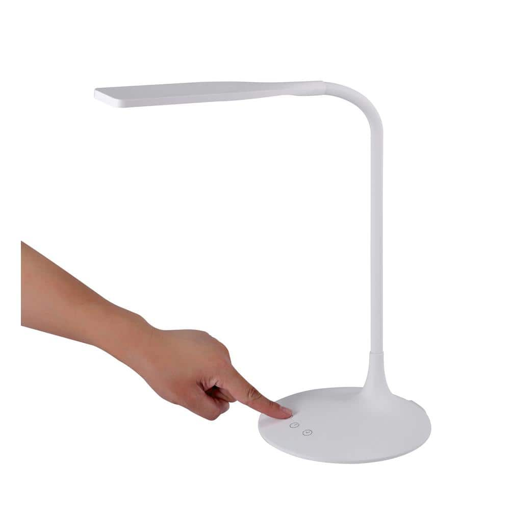 BLACK+DECKER 13 in. Battery LED Desk Lamp with Adjustable Color Temperature VLED1819-BD