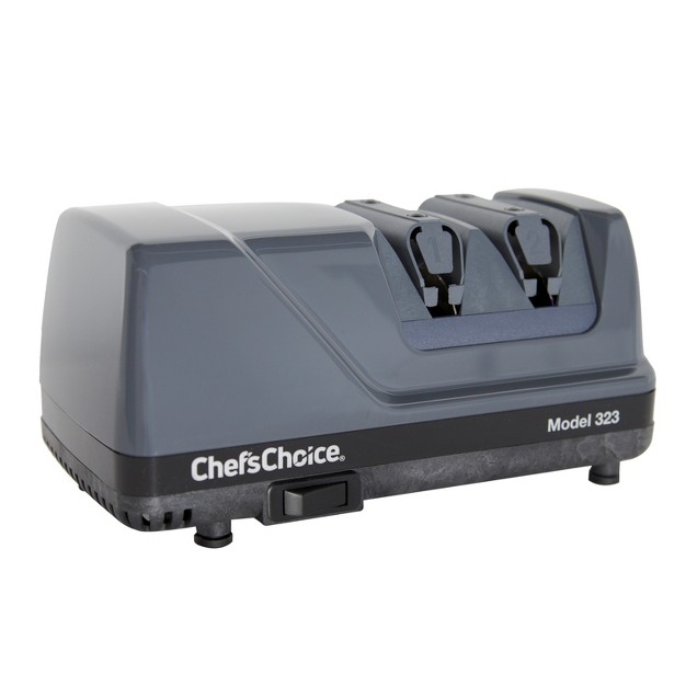 Chefschoice Model 323 Commercial Electric Knife Sharpener 2 stage 20 degree Dizor In Gray 0323000