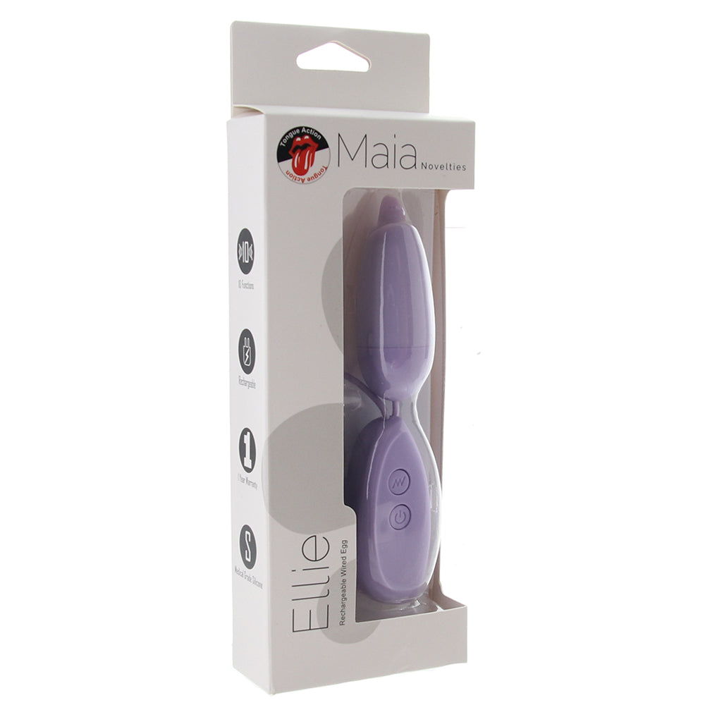 Ellie Rechargeable Licking Egg Vibe