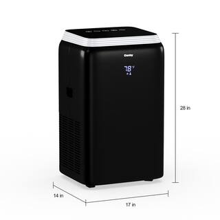 Danby 13000 BTU (8000 SACC) 3-in-1 Portable Air Conditioner in Black with Fan and Dehumidifier DPA080E3BDB-6