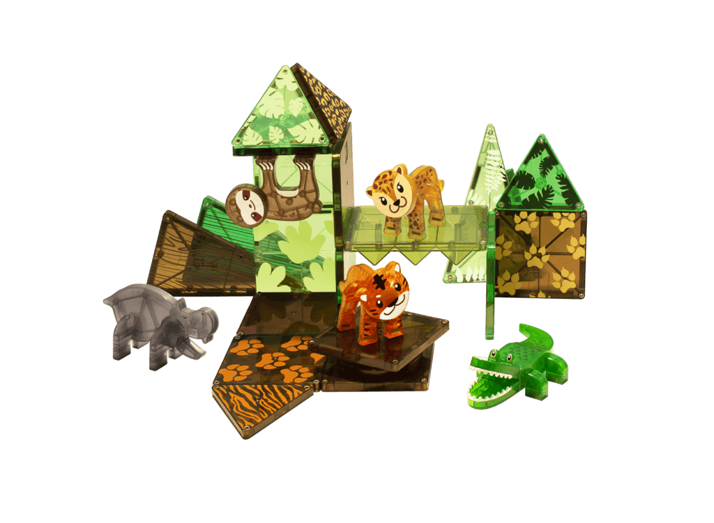 Jungle Animals 25 Piece Set by Magna-Tiles