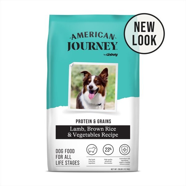 American Journey Protein and Grains Lamb， Brown Rice and Vegetables Recipe Dry Dog Food