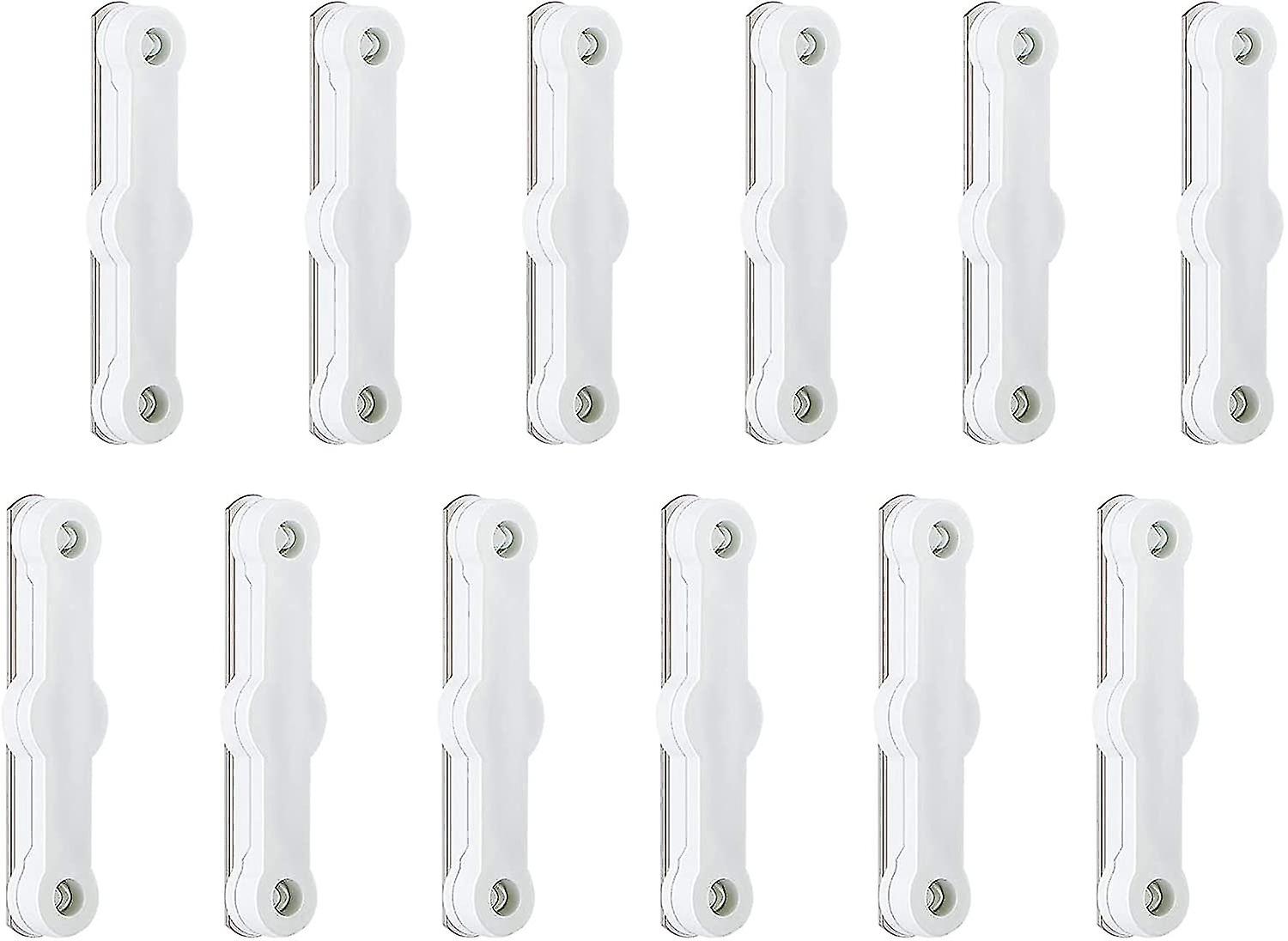 Miman 12 Pcs For Window Mosquito Net Fastener， Window Fly Ccreen Clips No Drilling， Balcony Door Skylight Mosquito Net Self Adhesive Buckle  N