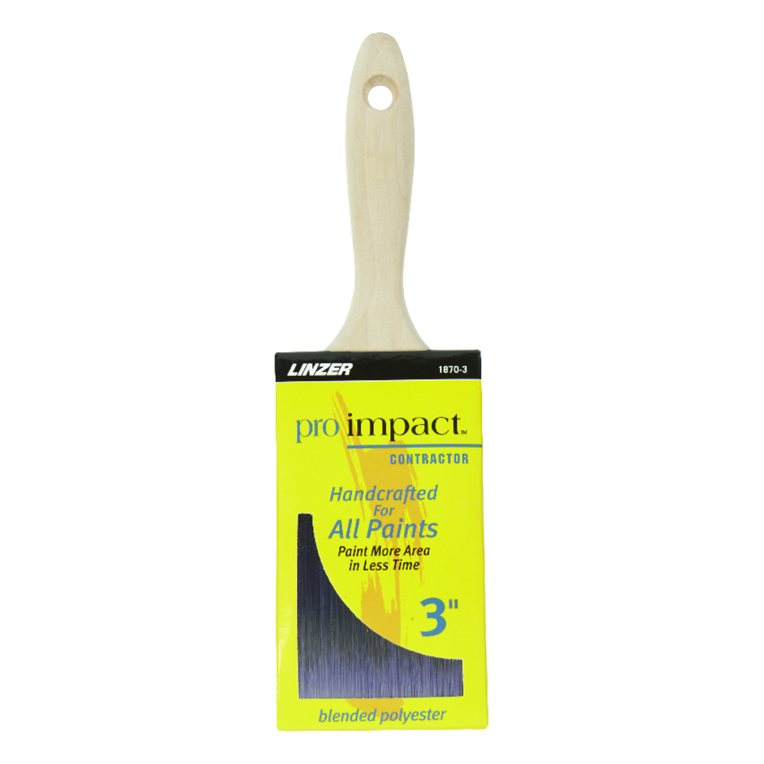 Linzer Pro Impact 3 in. Flat Paint Brush