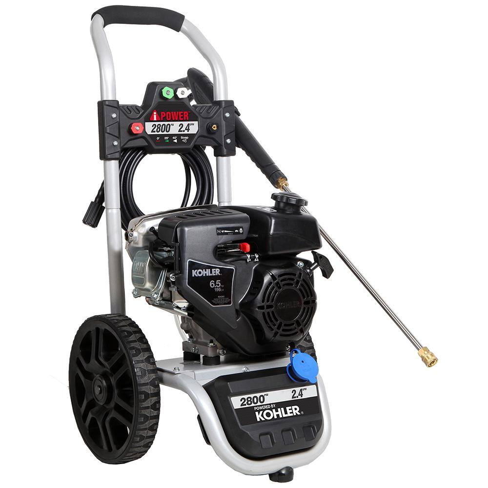 A-iPower 2800 PSI 2.4 GPM Kohler Cold Water Gas Pressure Washer PWF2800KH