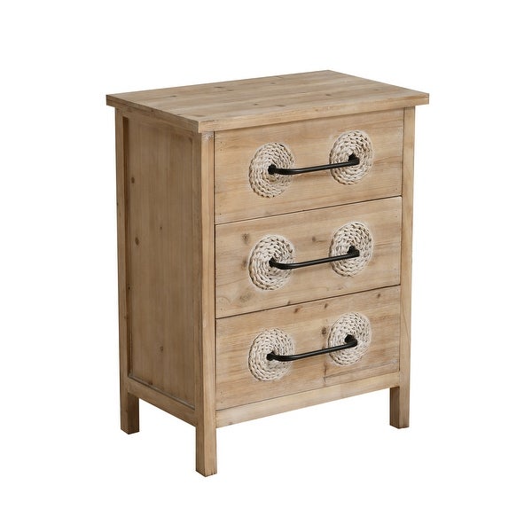 Accent Storage Cabinet Retro Wooden Chest - - 37218266