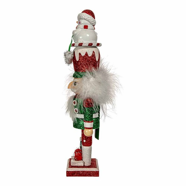 Kurt Adler 12 inch Hollywood Snowman Hat Nutcracker