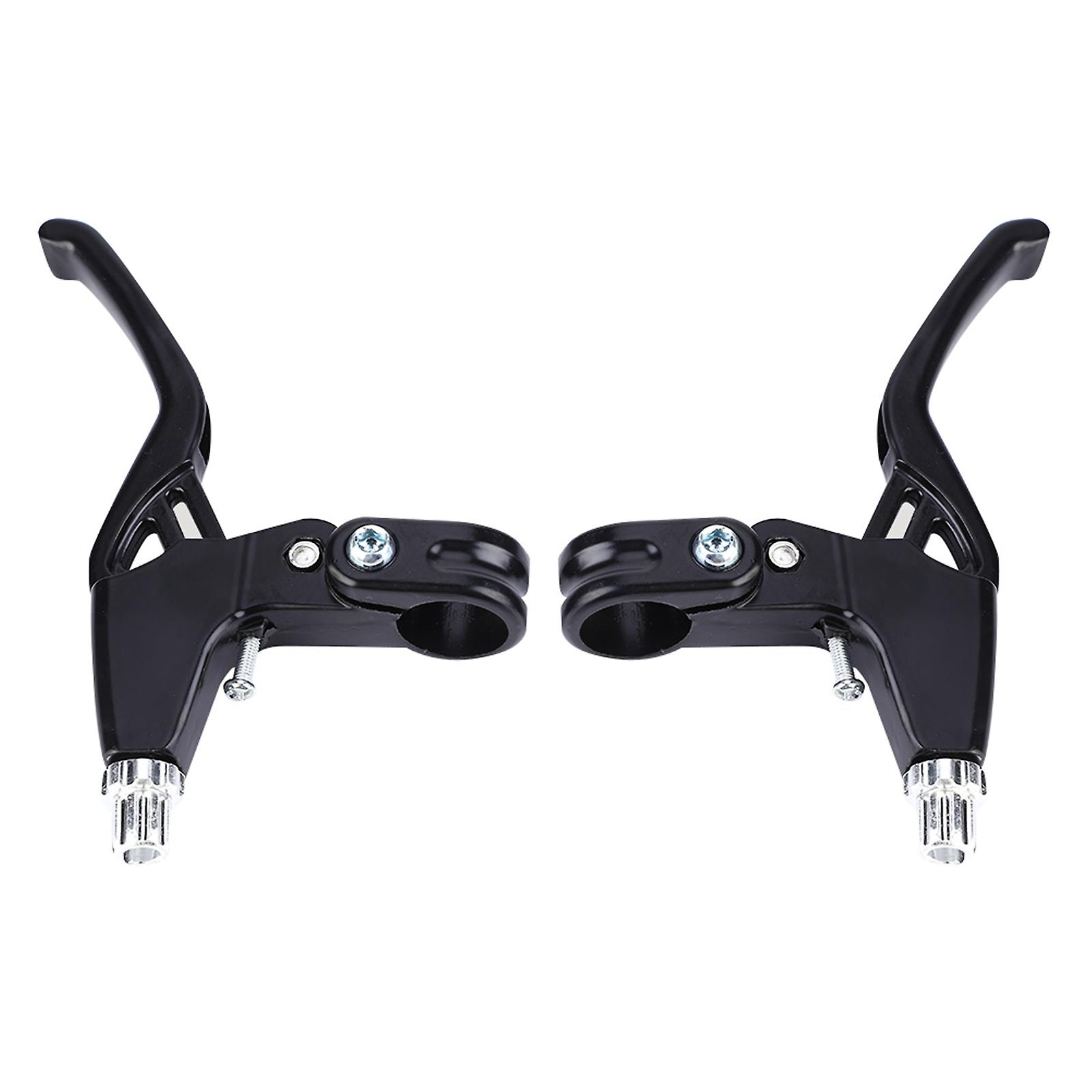 1 Pair Aluminium Alloy Mountain Bike Bicycle Cycling Brake Level Handles (black)