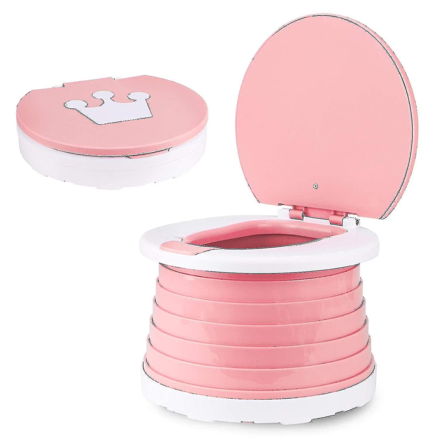 Children's Folding Toilet Portable Folding Toilet Seat Boys/girls (ruipei)