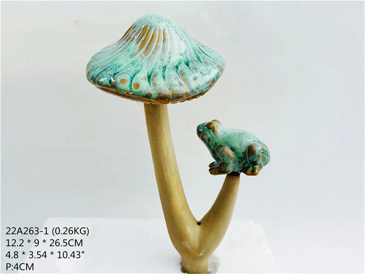 Home decor garden supplies ceramic mini crafts mushroom